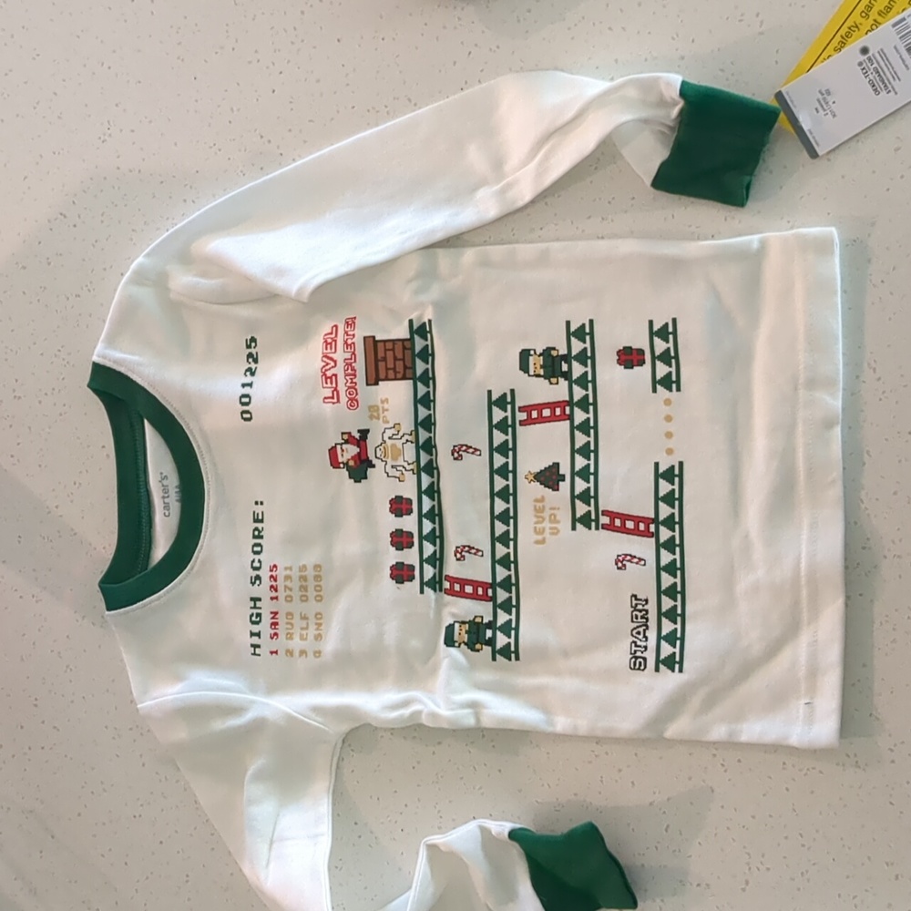 Christmas kids pajamas - size 4